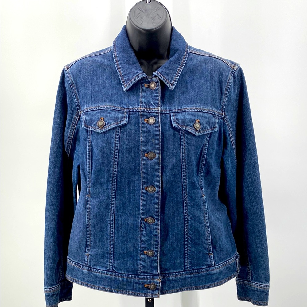 Coldwater Creek l Women’s Denim Long Sleeve Jacket l